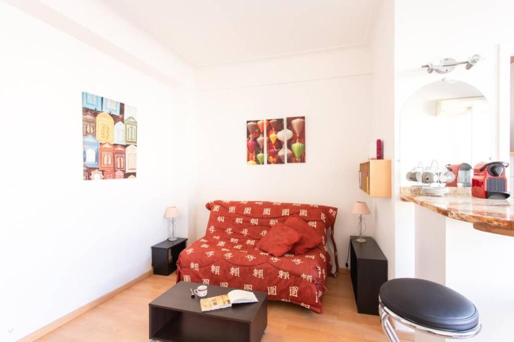 Nice Center - Bright Studio Balcony Wifi & Aircon公寓 外观 照片