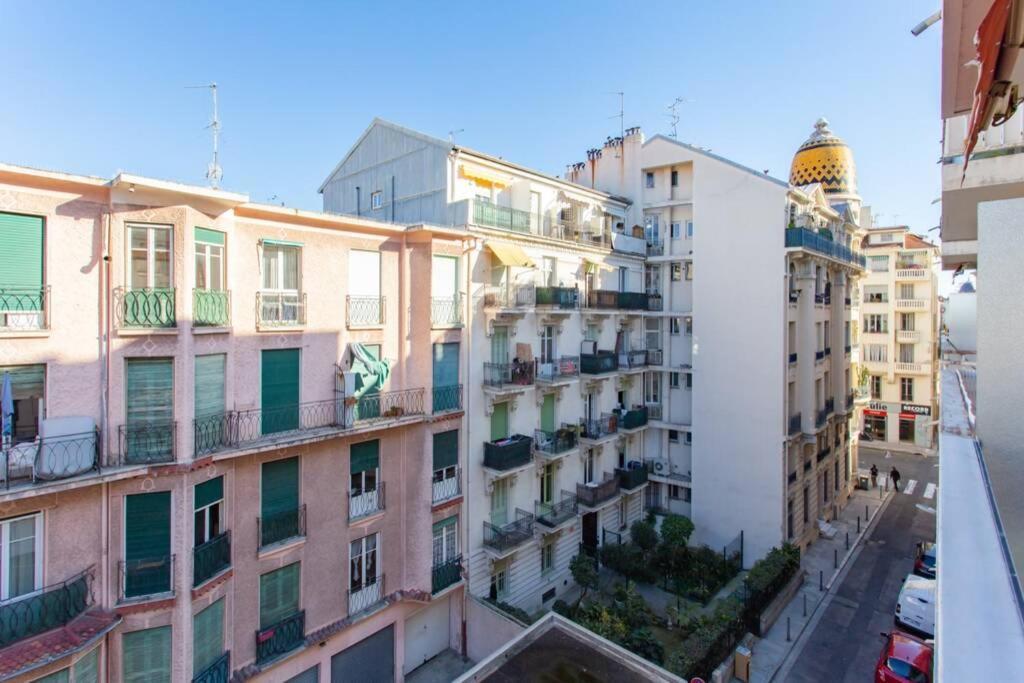 Nice Center - Bright Studio Balcony Wifi & Aircon公寓 外观 照片