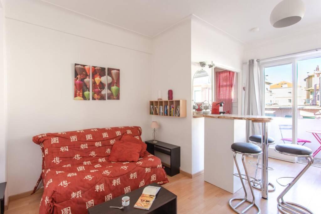 Nice Center - Bright Studio Balcony Wifi & Aircon公寓 外观 照片